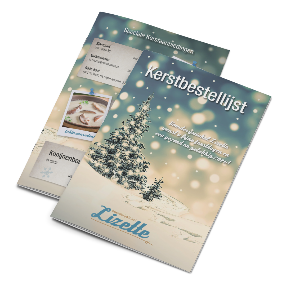 Vier Kerst met specialiteiten uit onze boerderijwinkel!